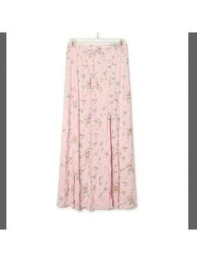 Billabong x The Salty Blonde Floral Maxi Skirt with Side Slit
